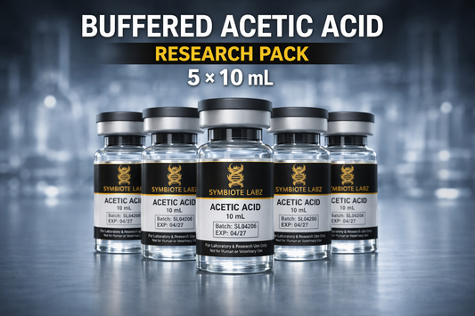 Symbiote Labz – Buffered Acetic Acid Research Pack (5 Vials)