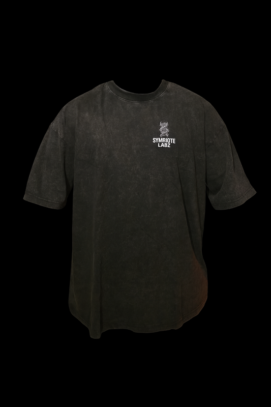 Symbiote Labz Oversized T-Shirt Stone Wash Grey XL