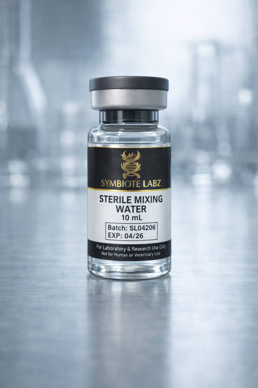 Symbiote Labz – Sterile Mixing Water (BAC Water) – 10 mL